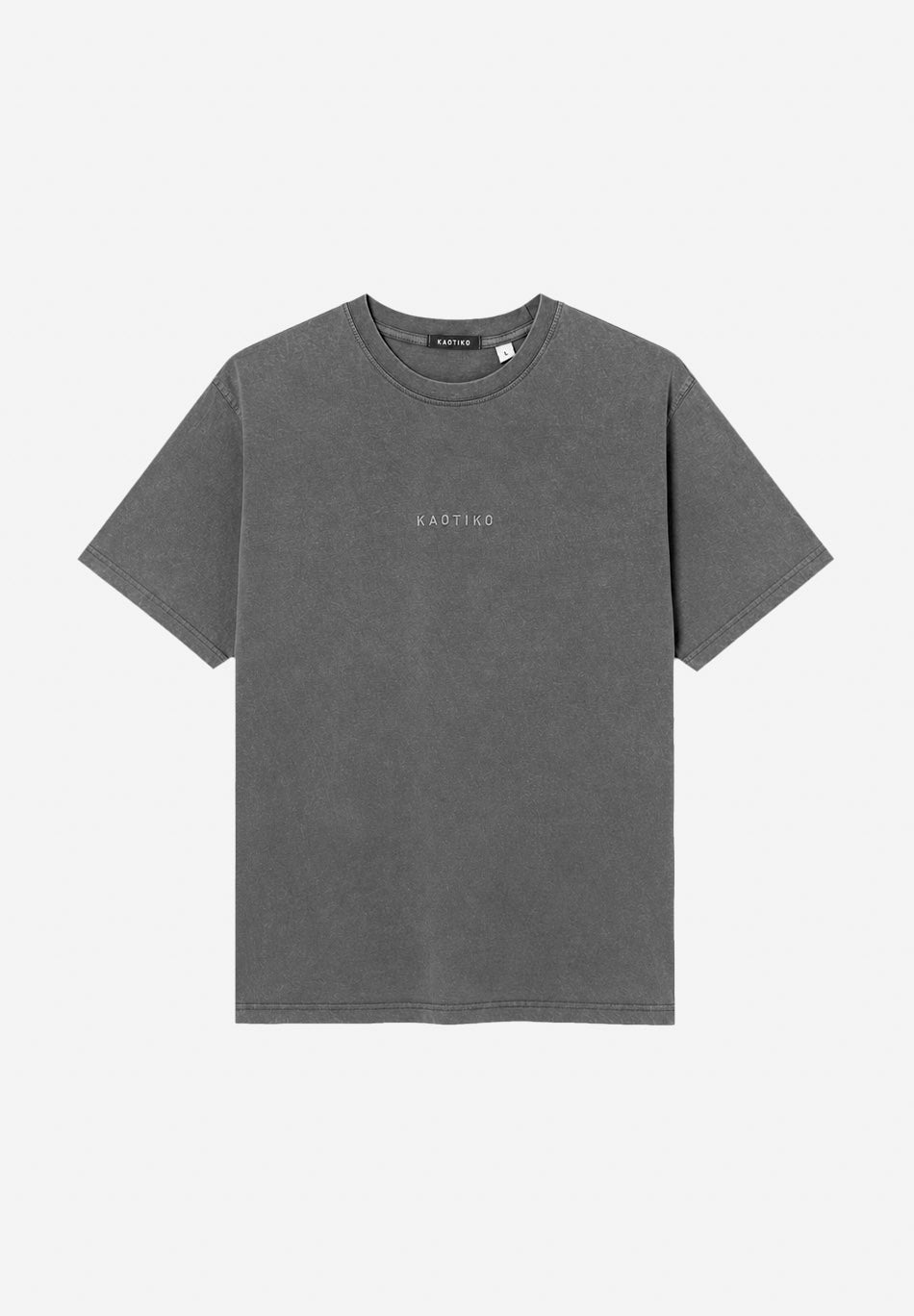 T-Shirt Basic Washed Black