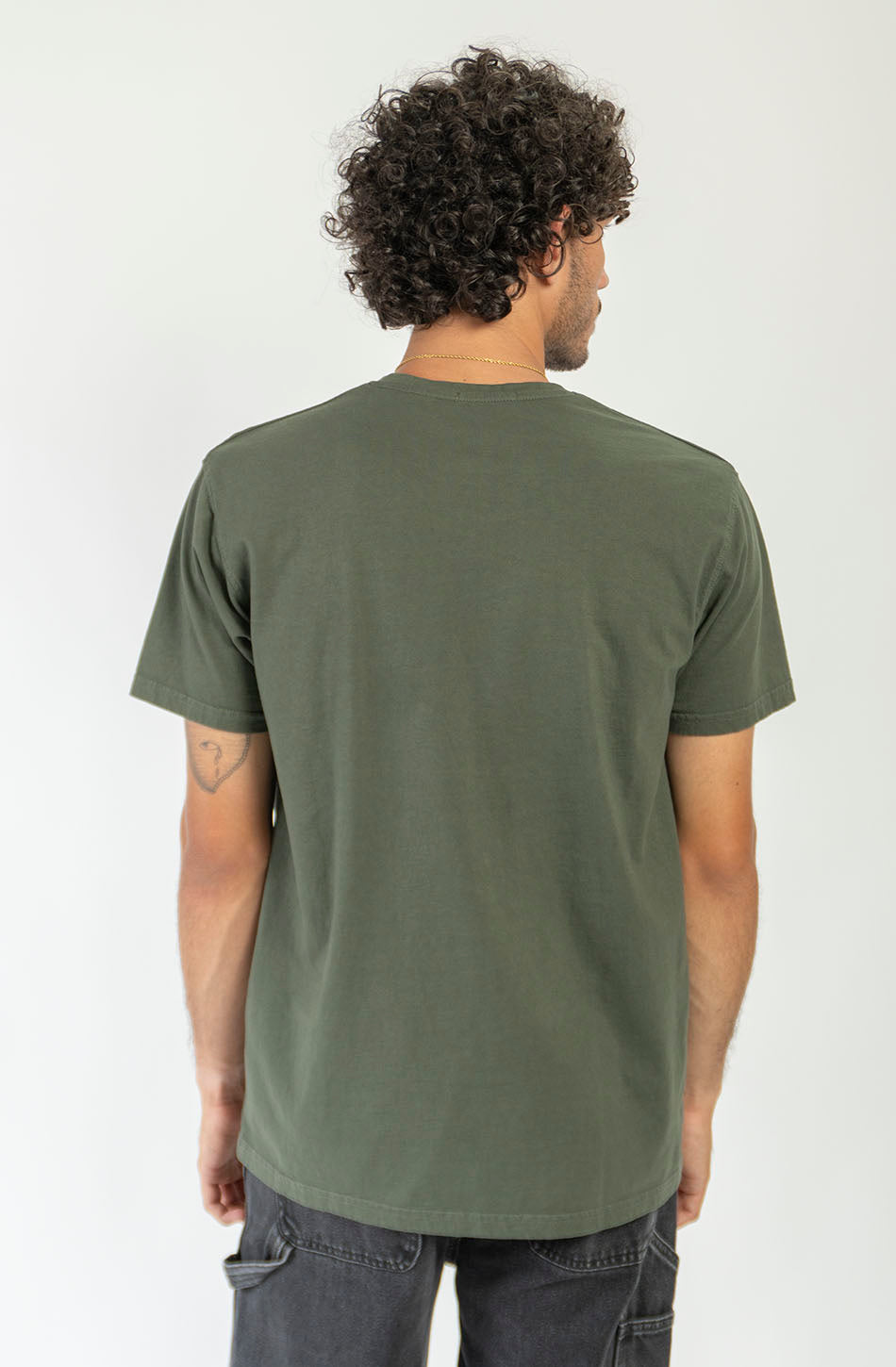 T-Shirt Basic Washed Army