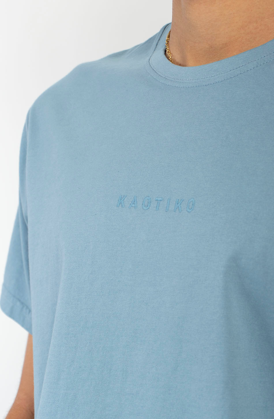 Basic Washed Blue T-Shirt