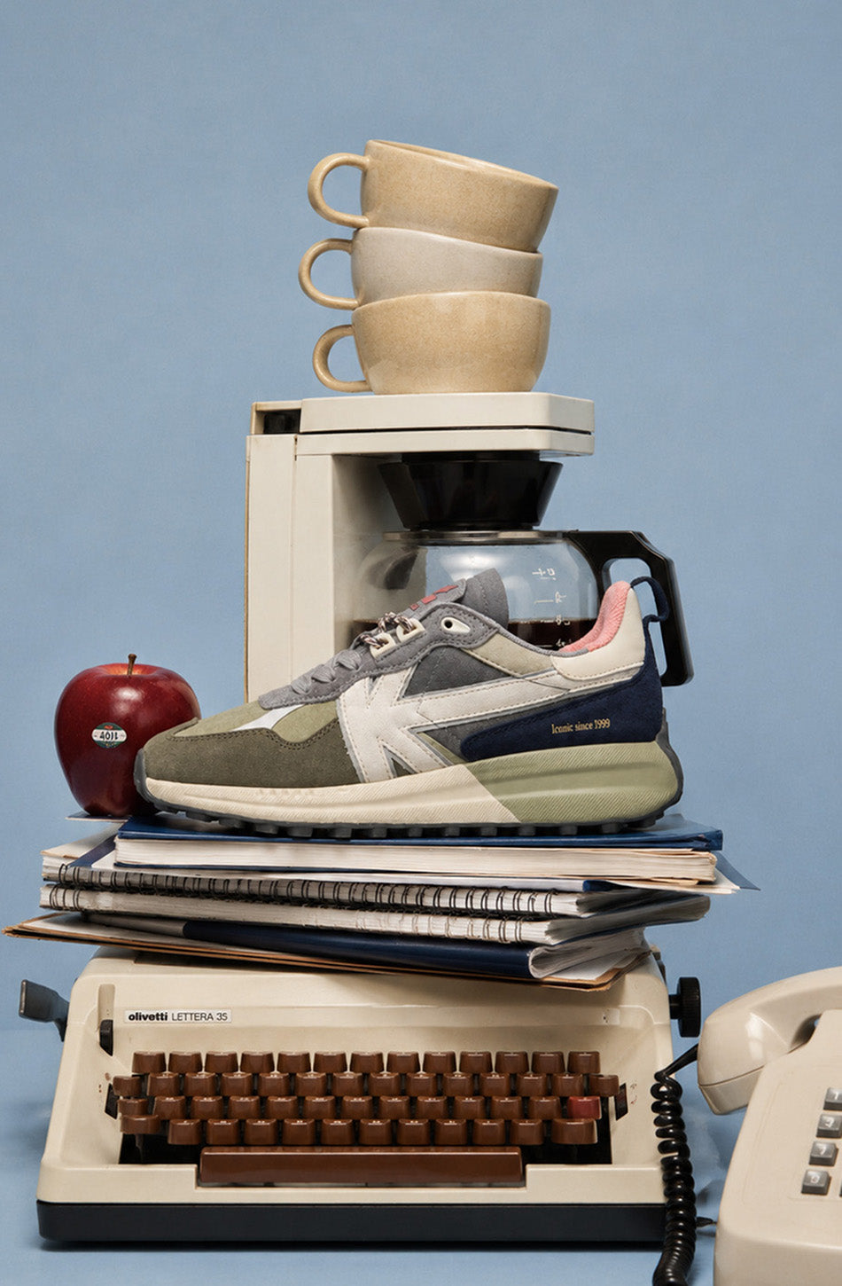 Sneaker Detroit Multi Suede Khaki