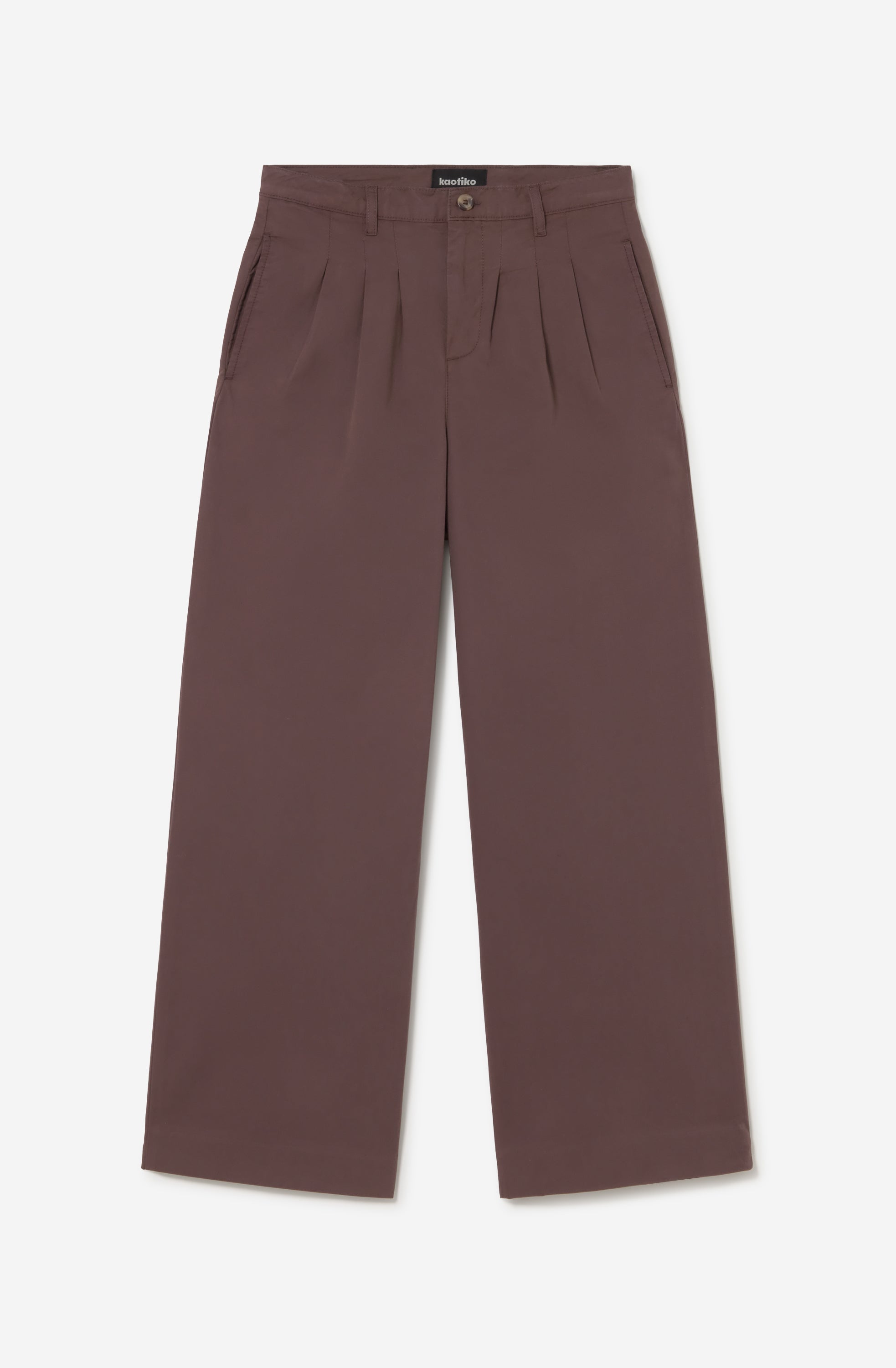 Hose Norway Wide Leg Brown