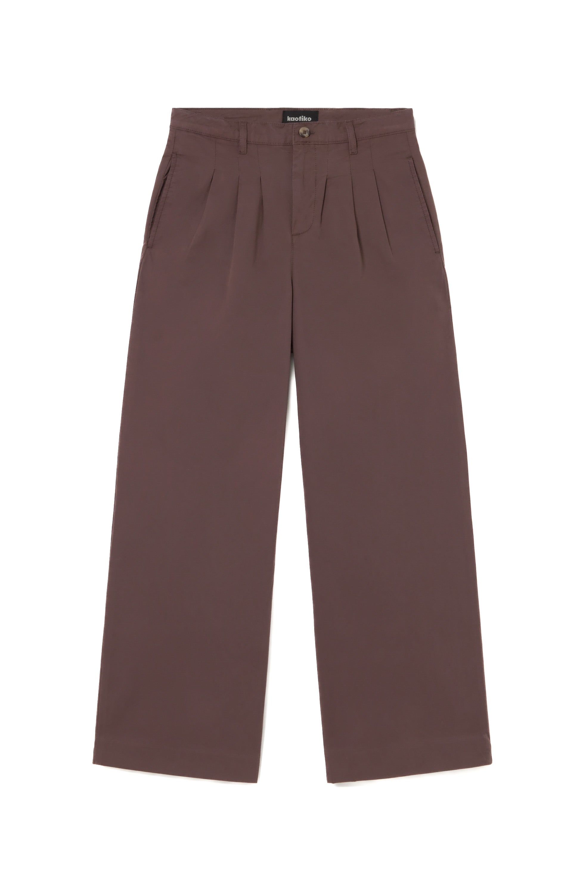 Hose Norway Wide Leg Brown