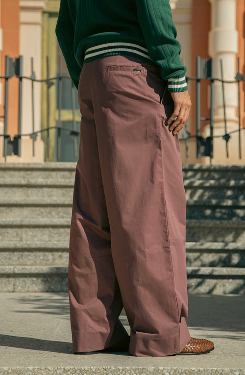 Hose Norway Wide Leg Brown