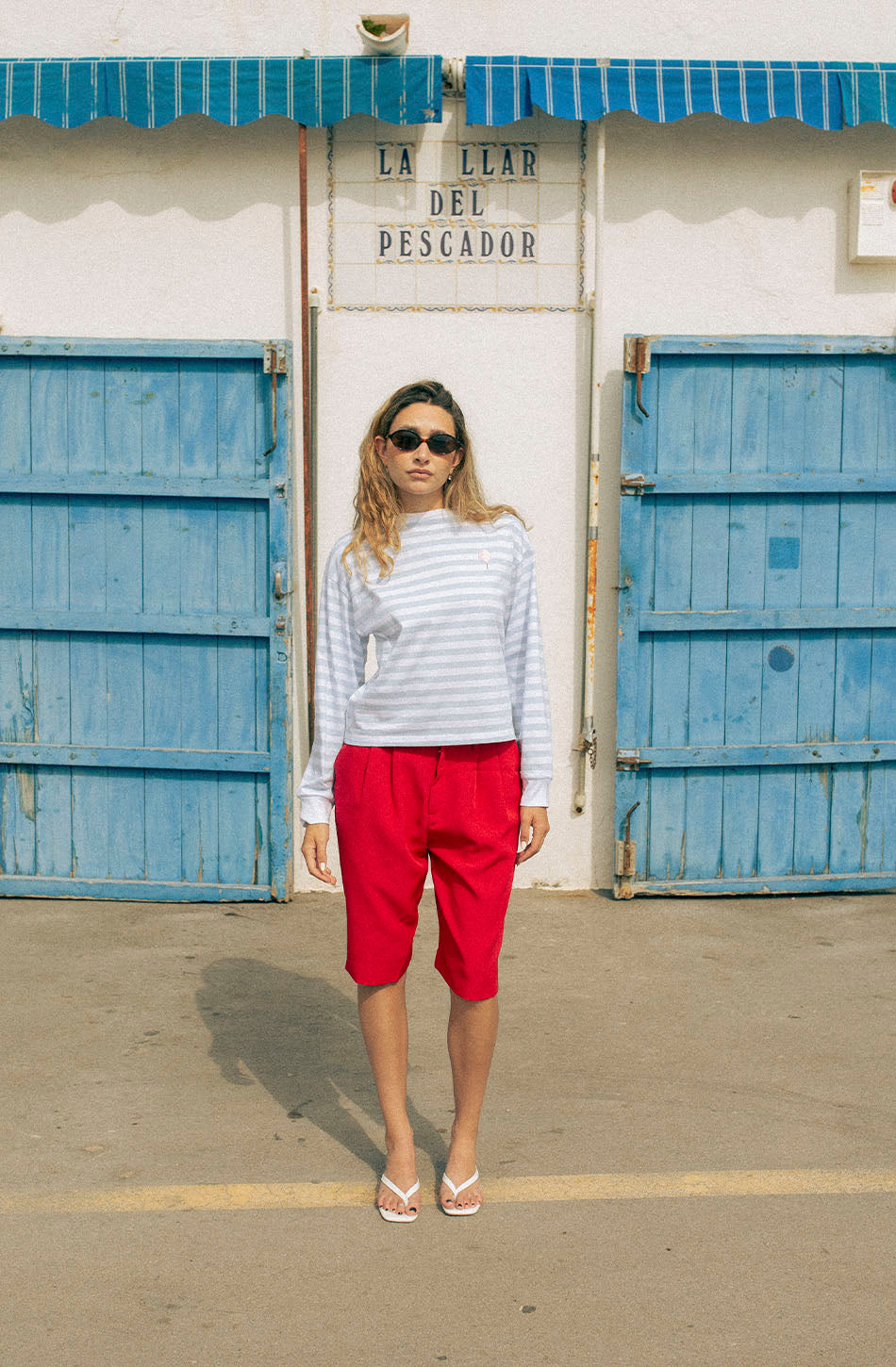 Camiseta Stripes White Sky Cotton Candy