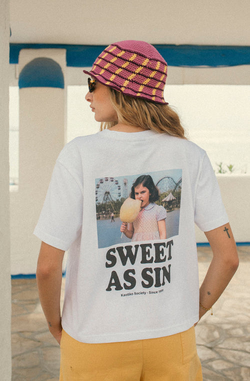 Camiseta Sweet As Sin White