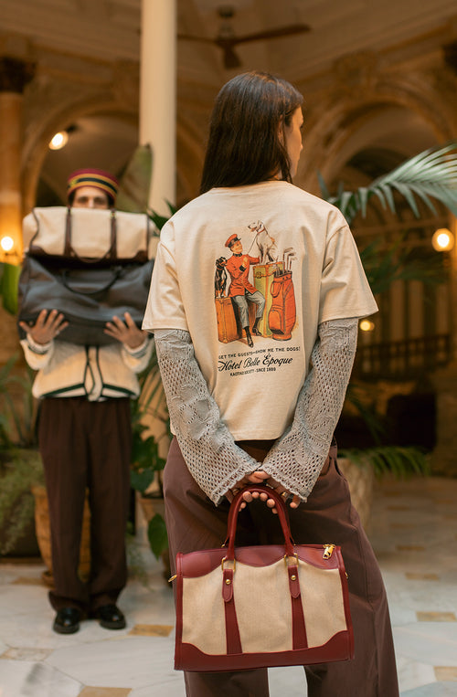T-Shirt „Forget The Guest“ aus Bio-Baumwolle