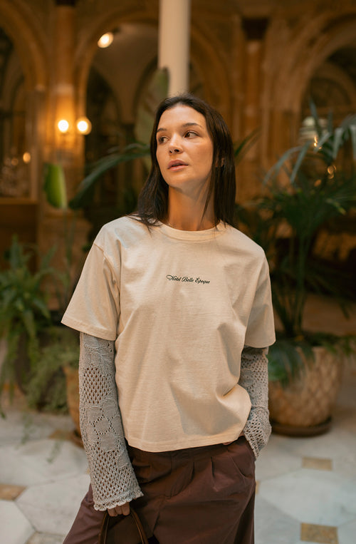 T-Shirt „Forget The Guest“ aus Bio-Baumwolle
