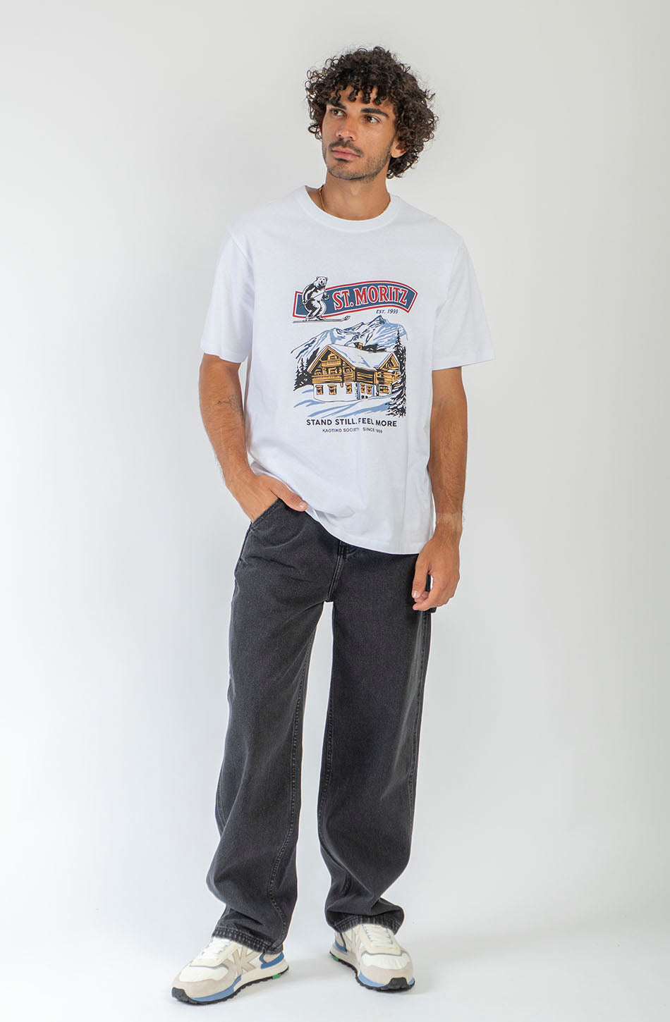 T-Shirt Luxury Vacation White Regular Fit