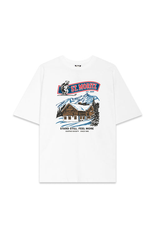 T-Shirt Luxury Vacation White Regular Fit