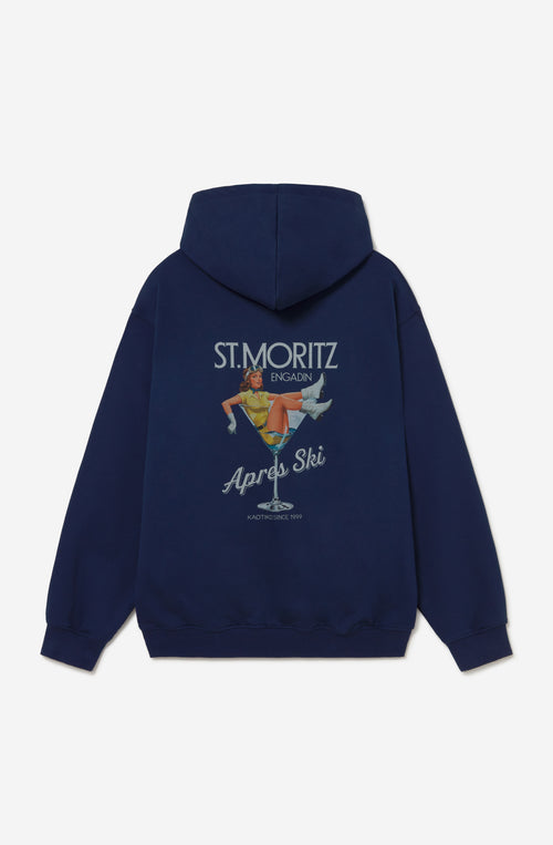 Oversize-Sweatshirt Snow Cocktail Blue