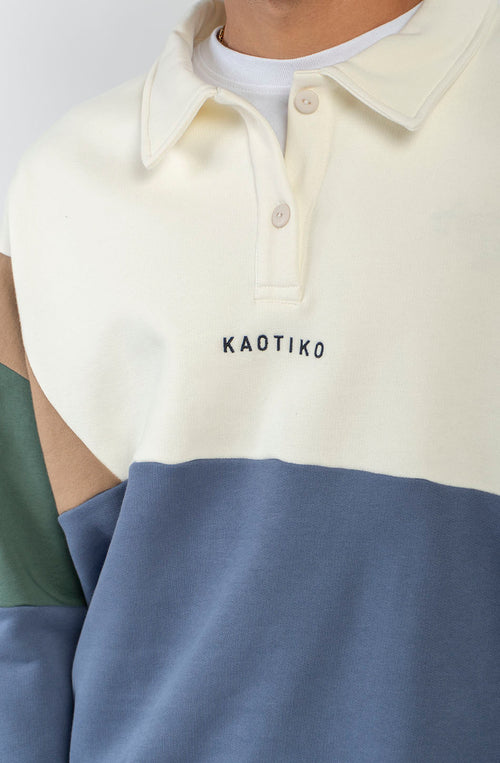 Polo Harry Elfenbein/Braun/Grün/Blau