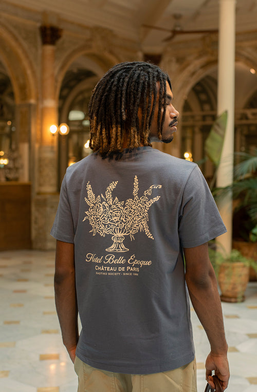T-Shirt Regular Garland Blau