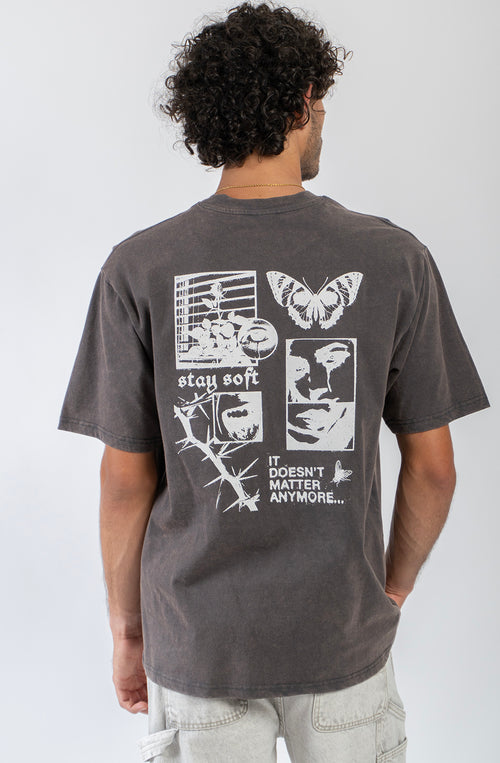 T-Shirt It Doesn't Matter Whashed Black