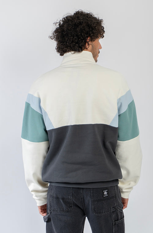 Sweat-shirt Arthur Ivory Black Niagara coupe ample pour 