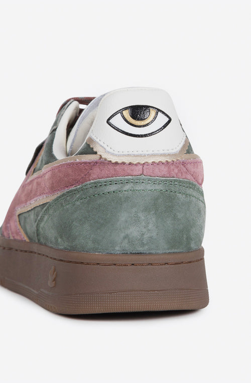 Kaotiko Boston V Samtgrüne Turnschuhe