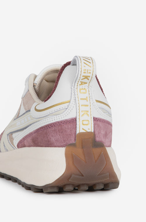 Kaotiko Detroit Tech Sneakers in Antik-Mauve