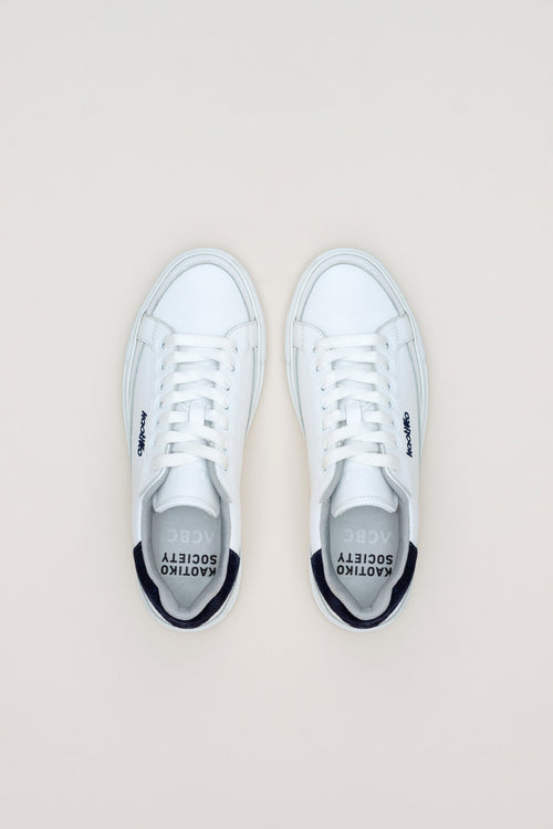 ACBC x Kaotiko Weiß / Blaue Turnschuhe