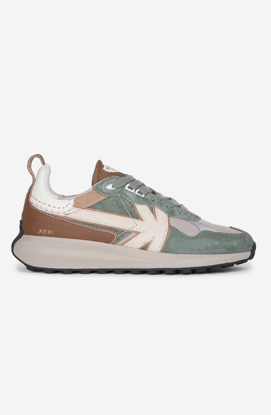 Kaotiko Artisan Velvet Green Sneakers