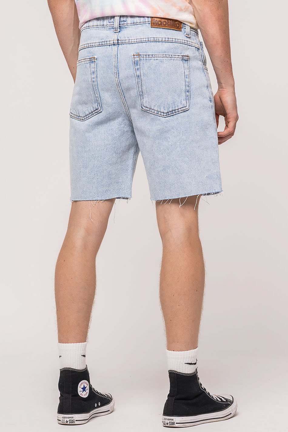 Baggy Denim Säure Bermuda