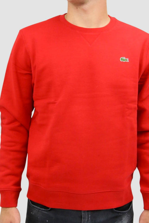 Sweatshirt Lacoste Rot