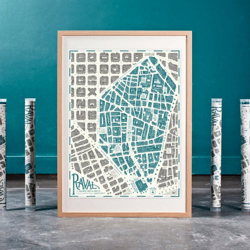 Mapa Barcelona-Raval