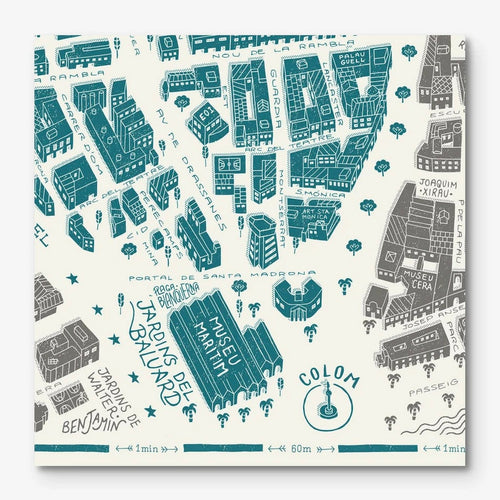 Mapa Barcelona-Raval