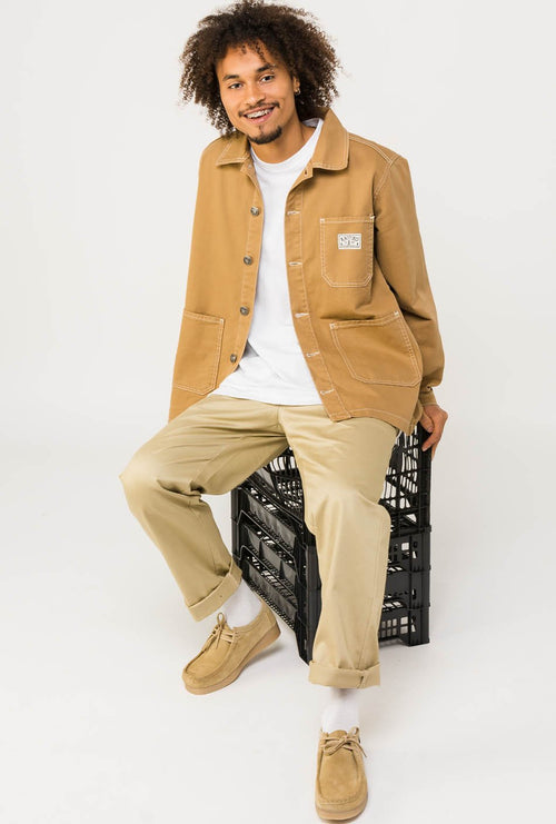 Work Jacke Beige