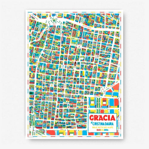 Barcelona-Gràcia Map