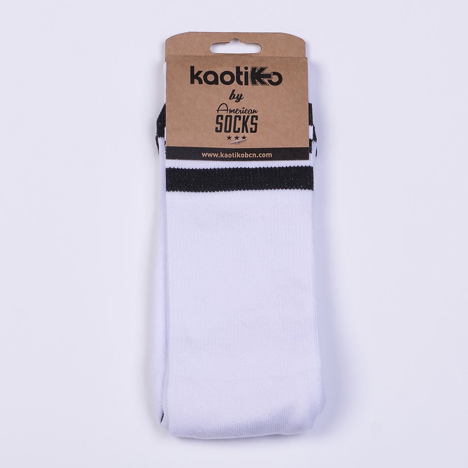 Calcetines Kaotiko Basic Blanco/Negro