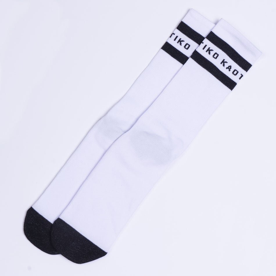 Kaotiko Basic White/Black Socks
