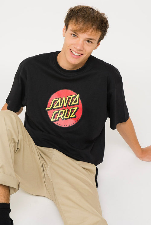 T-Shirt Santa Cruz Dot Black