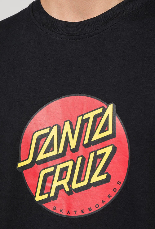 T-Shirt Santa Cruz Dot Black