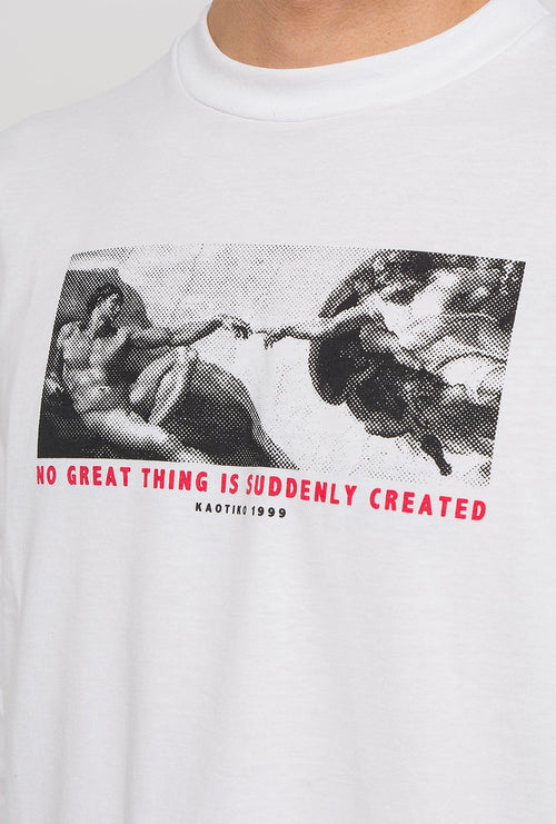 Creation Weiß T-Shirt