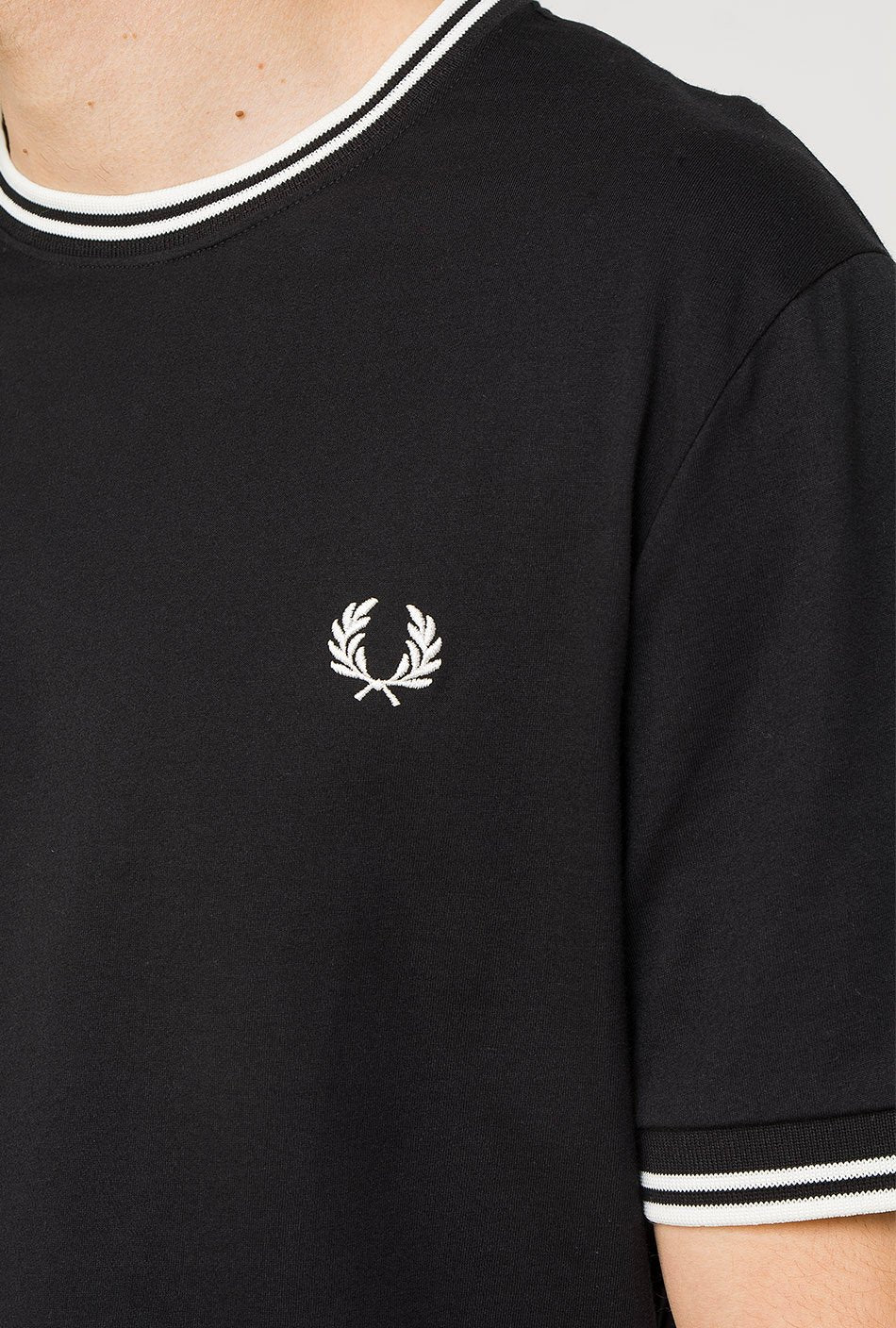 Fred Perry T-Shirt in Schwarz