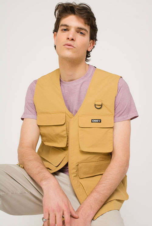 Obey Undertone Vest Almond