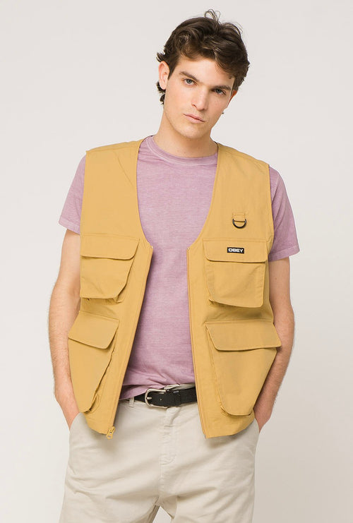 Obey Undertone Vest Almond