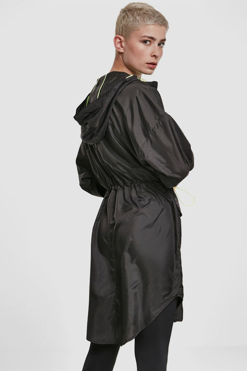 Urban Classics Transparent Light Black Parka