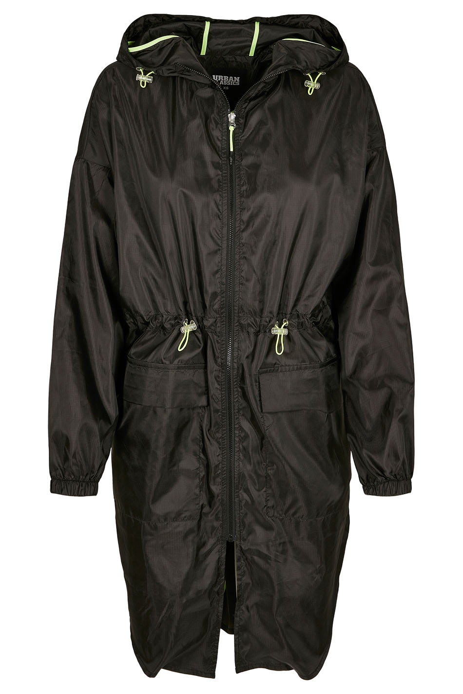 Urban Classics Transparent Light Black Parka