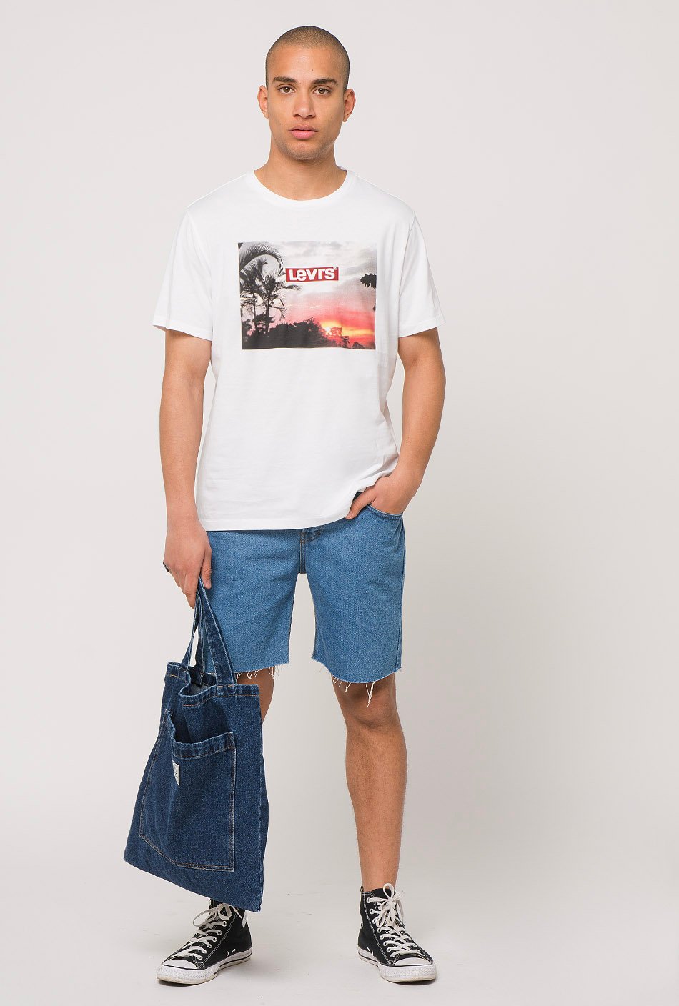 Levi's Graphic Tee Set Blanc