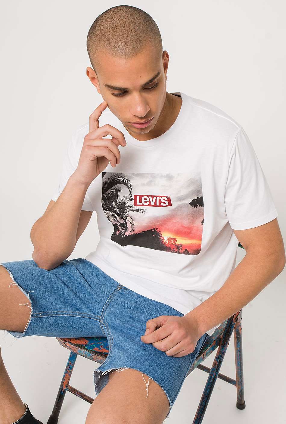 Levi's Graphic Tee Set Blanc