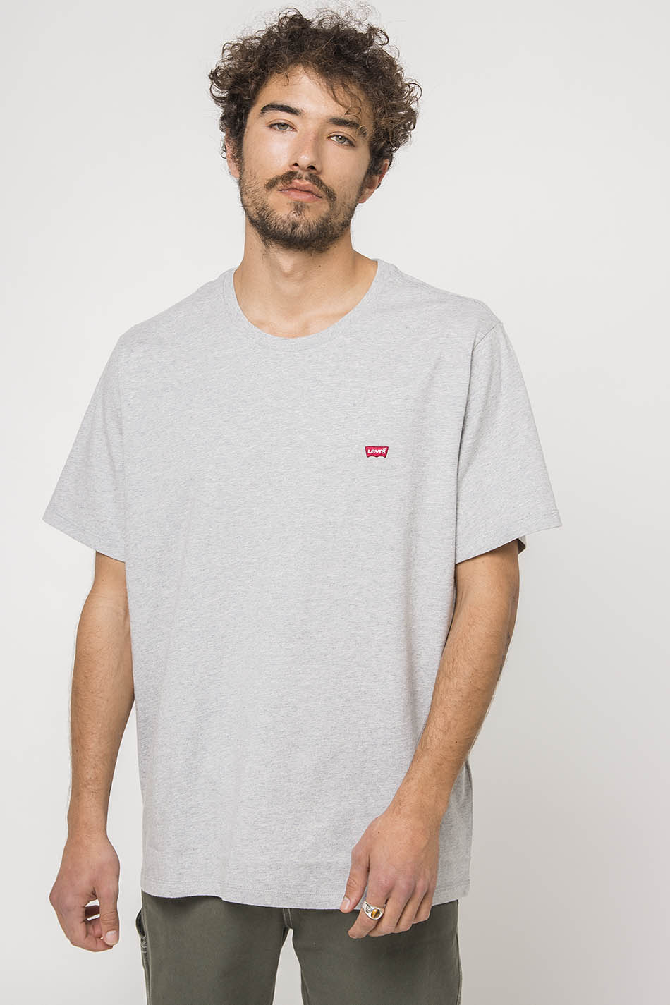 Levi's The Original Tee Grau Meliert