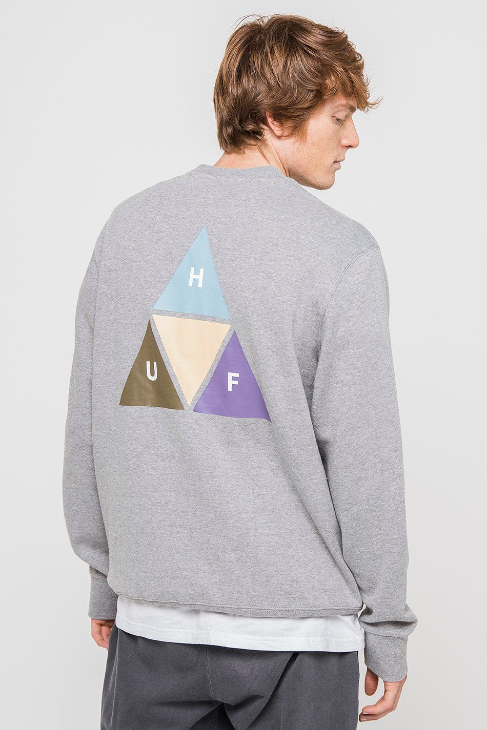 Huf Gyhtr Prism Trail Grey sweatshirt