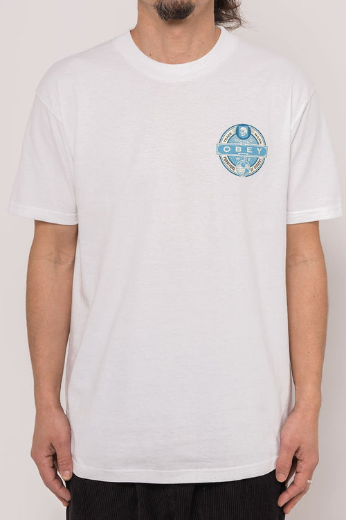 T-Shirt Obey Puveyors Of Dissent White