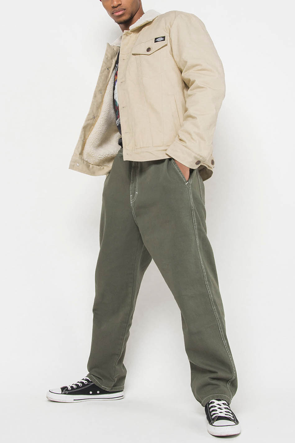 Carpenter-Hose Khaki