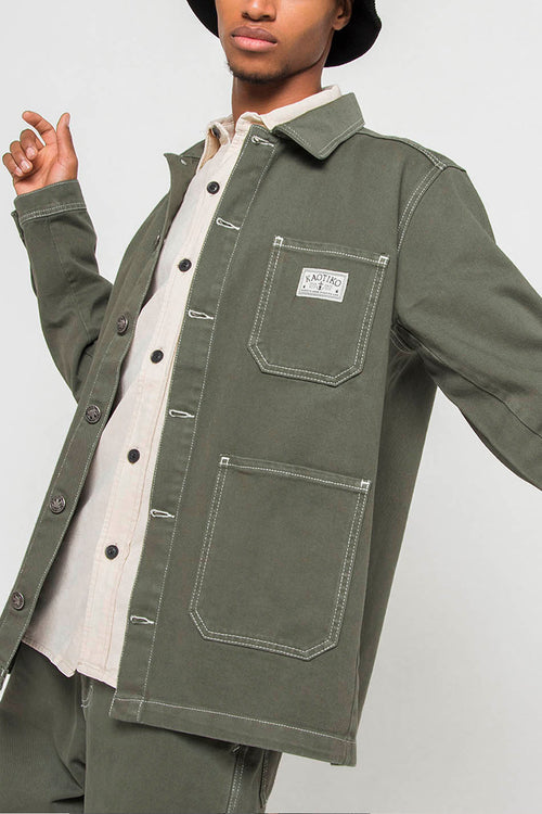 Work Jacke in Khaki