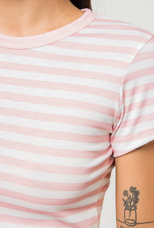 Kaotiko "Stripes" T-shirt ROSA