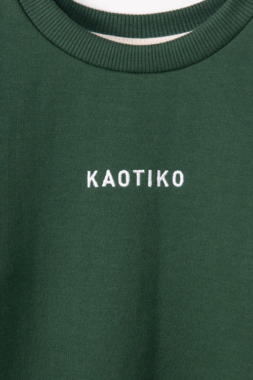 Basic Green Sweatshirt Kid