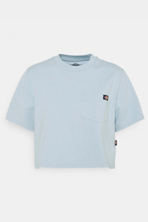 Porterdale blau Dickies Hemd Crop
