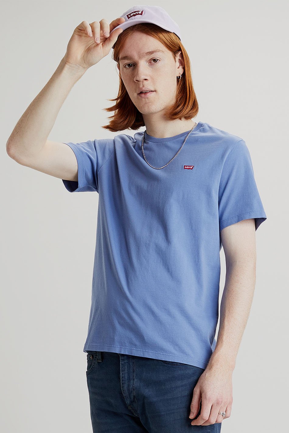 Blaues Hemd Levis Chest