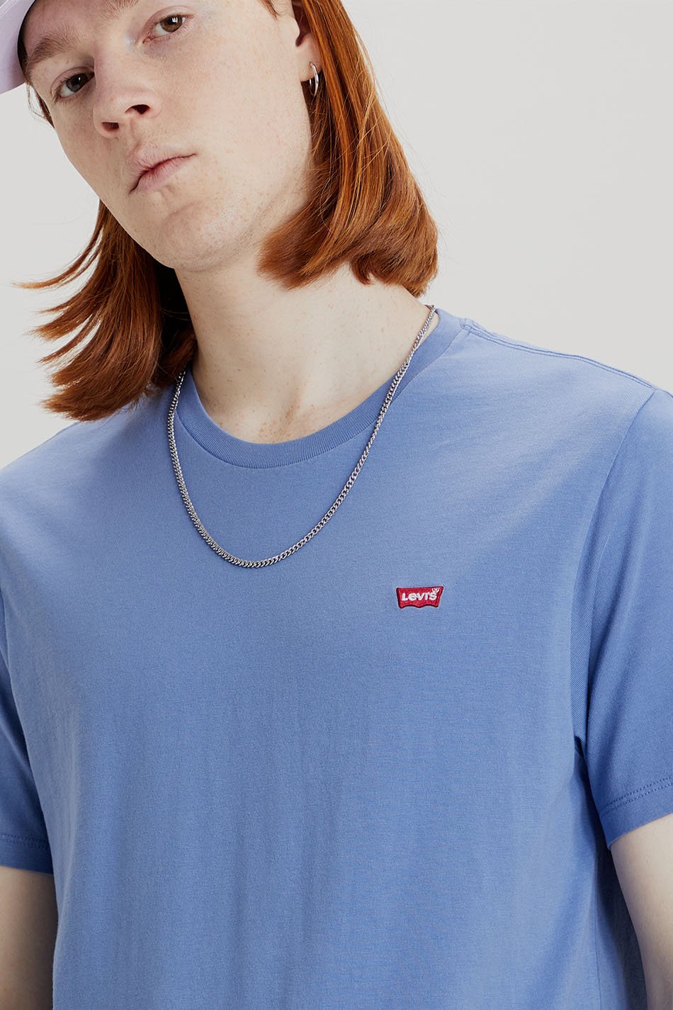 Blaues Hemd Levis Chest